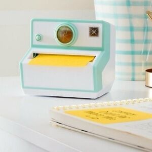 3M Polaorid Camera Pop-Up Post it Note Dispenser Desktop Accessory